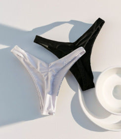 Damen Bikini-Hose mit hohem Beinausschnitt und elegantem Schnitt Drune