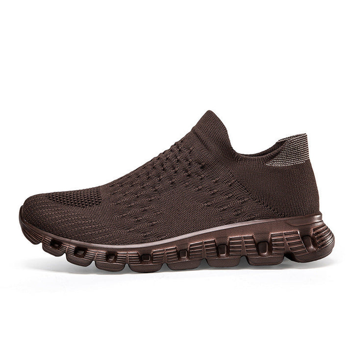 Damen Atmungsaktive Slip-On Sneakers mit dämpfender Sohle Drune