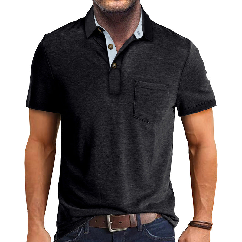 Herren Polo-Shirt mit modernen Designelementen Drune