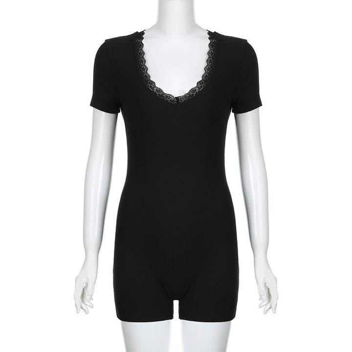Damen Intimwäsche-Body mit Spitzendetails Drune