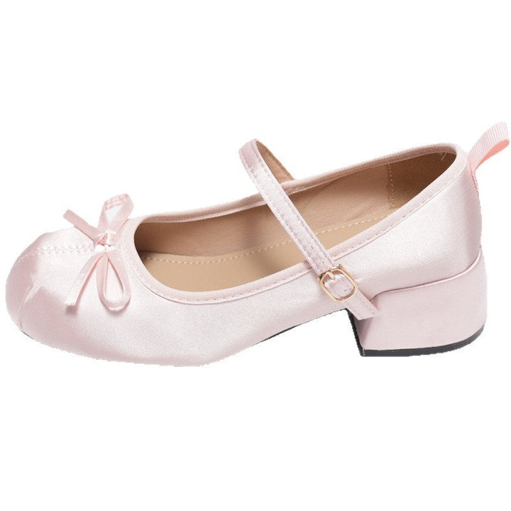 Damen Ballerinas mit elegantem Riemchen und zierlichem Schleifenakzent Drune