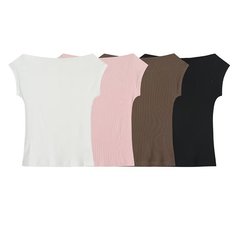 Damen raffiniertes Oberteil mit weitem Schnitt und modernen Details Drune