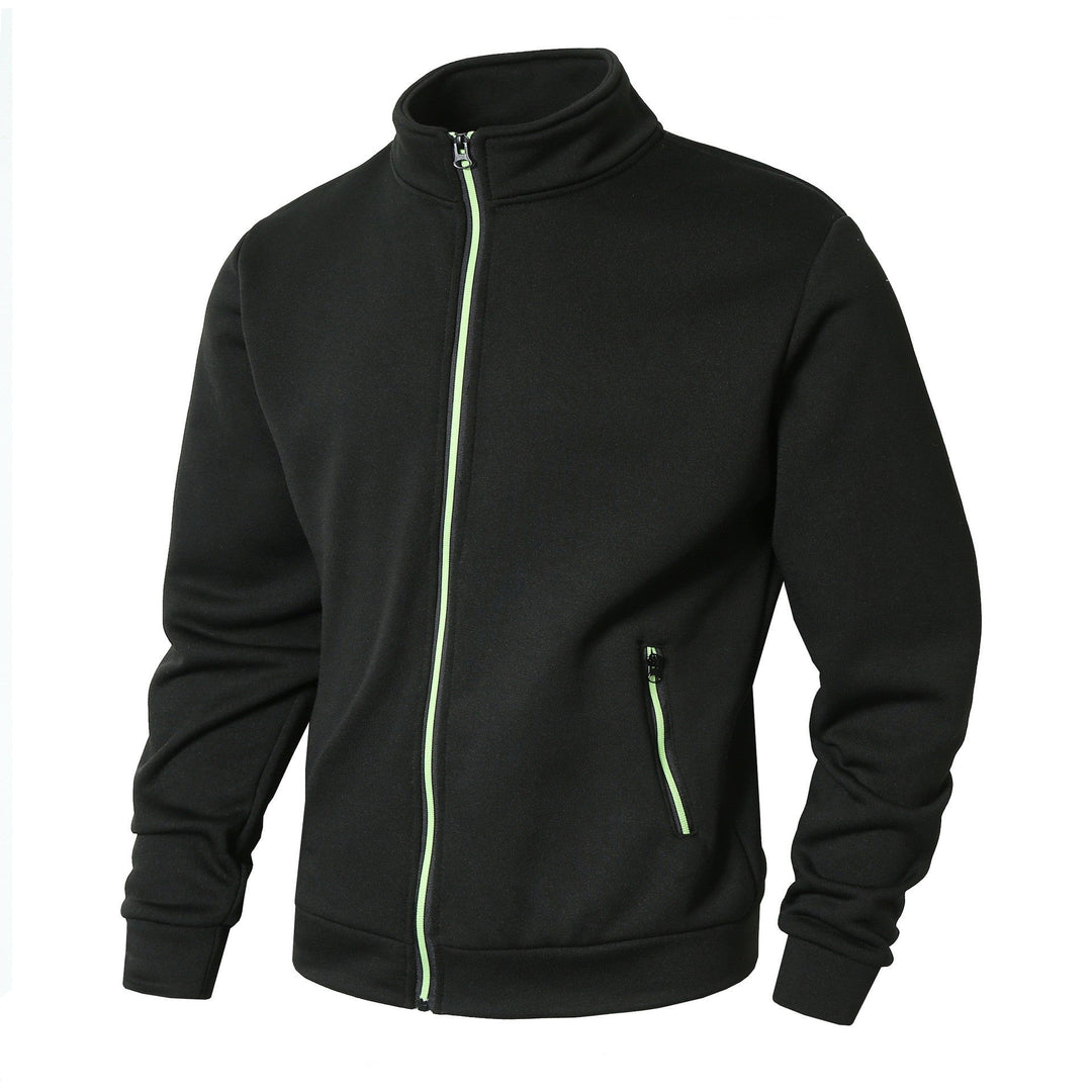 Herren Fleecejacke mit hohem Kragen und Reißverschluss Drune