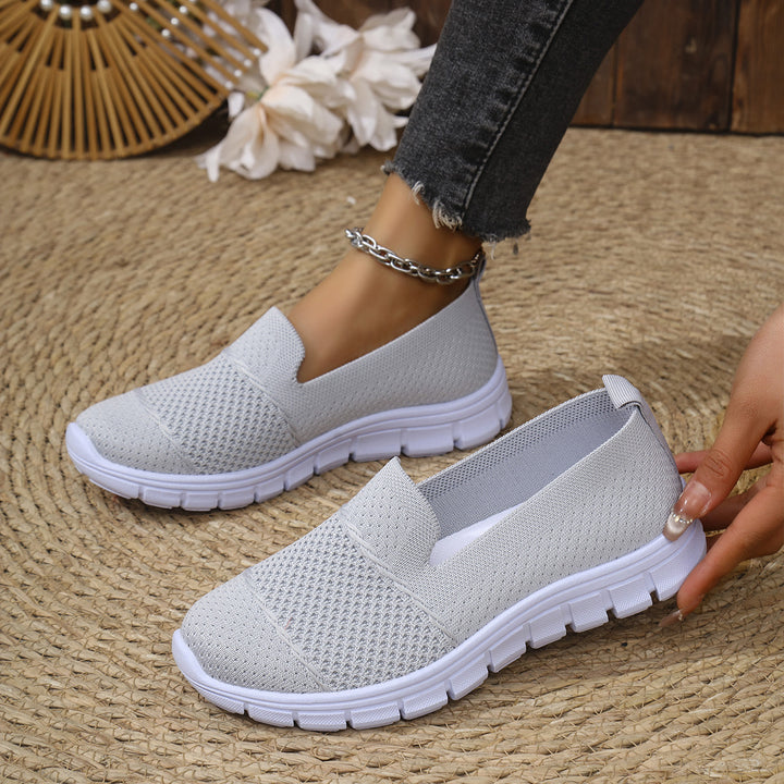 Damen Atmungsaktive Slip-On Sneakers mit flexiblem Sohlenkomfort Drune