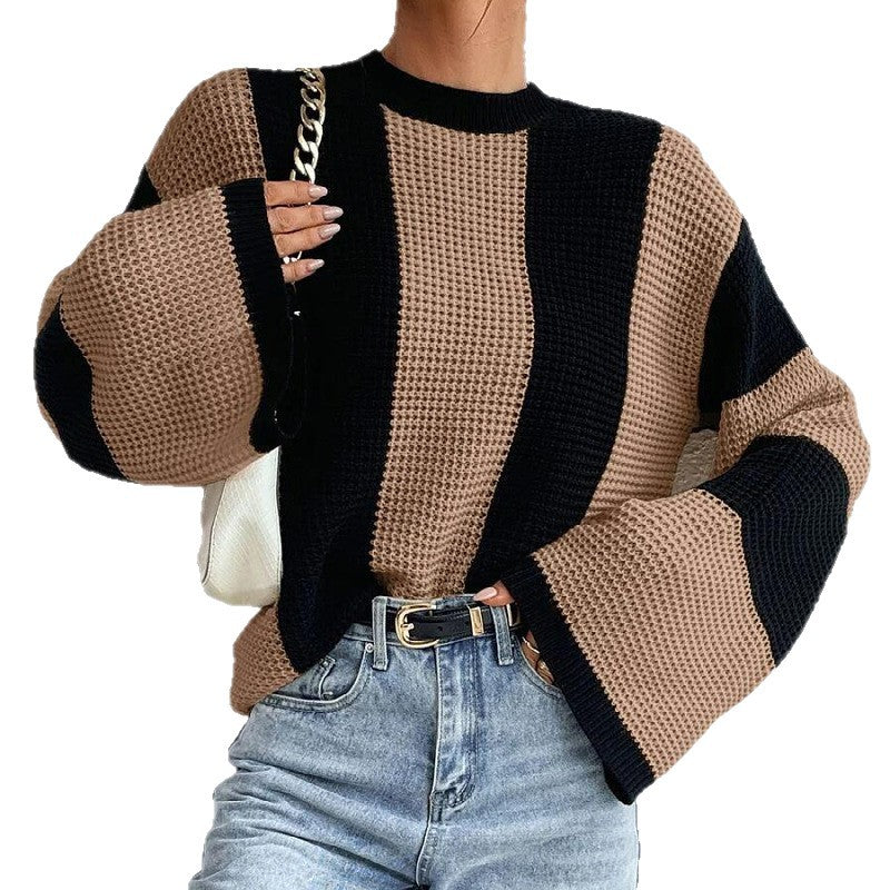 Damen Strickpullover mit oversized Schnitt und atmungsaktivem Design Drune