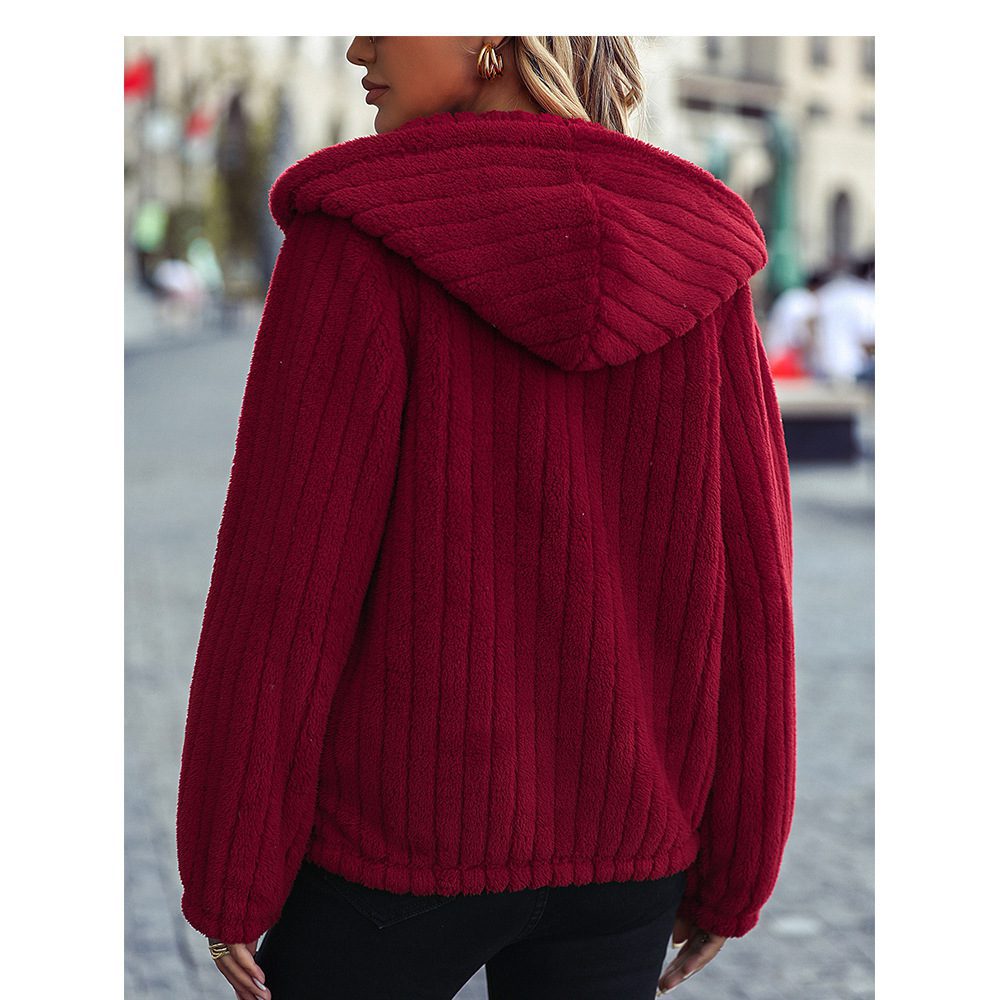 Drune | Kapuzenfleecejacke - Plüschige Wärme - Vollzip-Design - Lässiges Winter-Essential