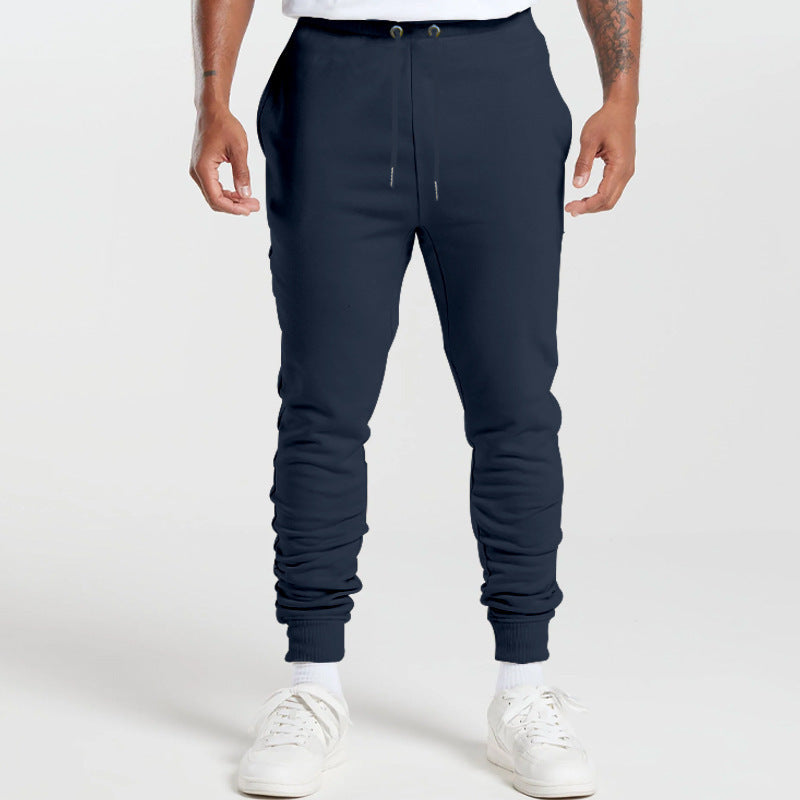 Herren Sportsweatpants mit gestreifen elastischen Bündchen und praktischen Seitentaschen Drune