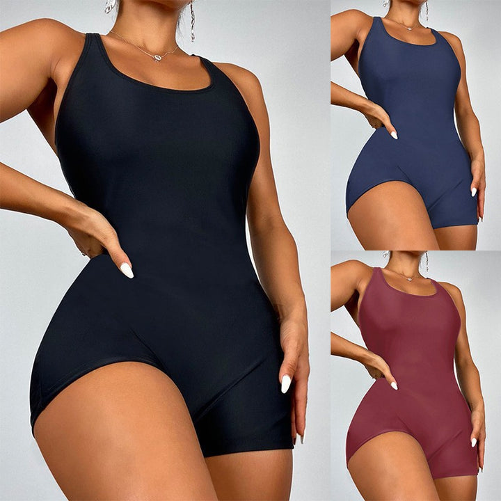 Damen Sportlicher Schwimmanzug Drune