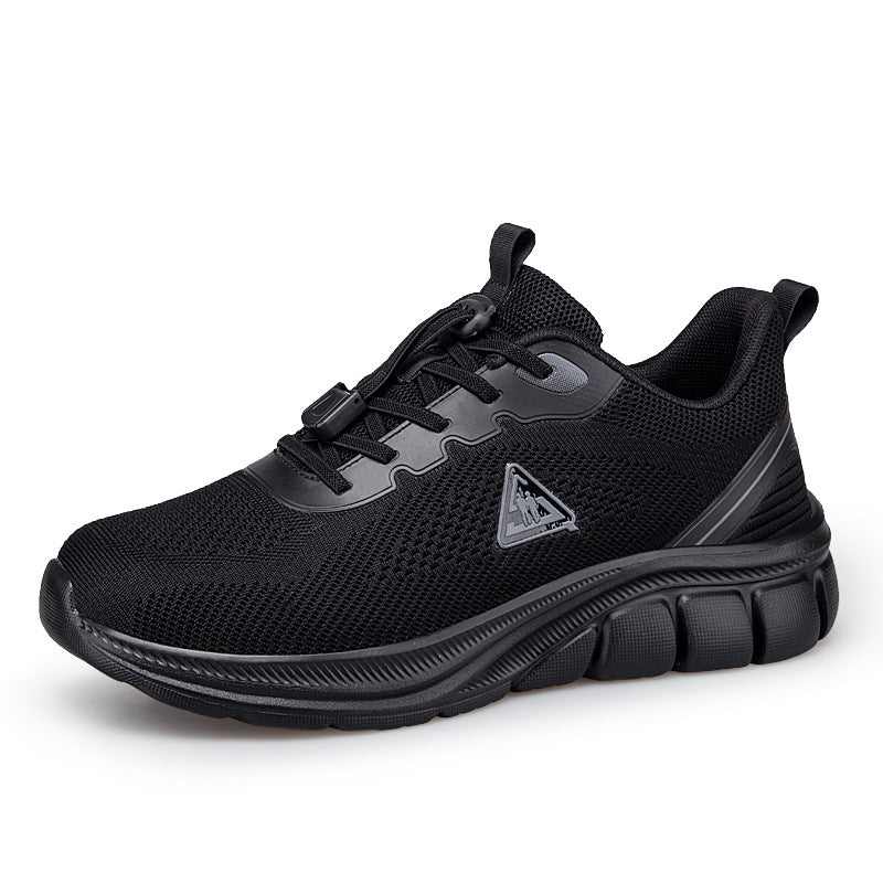 Damen nan leichter atmungsaktiver Strick-Walking-Sneaker mit Schnellzugverschluss und ergonomischer EVA-Dämpfung Drune