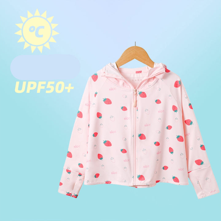 Jungen atmungsaktive Kapuzenjacke mit UV-Schutz Drune