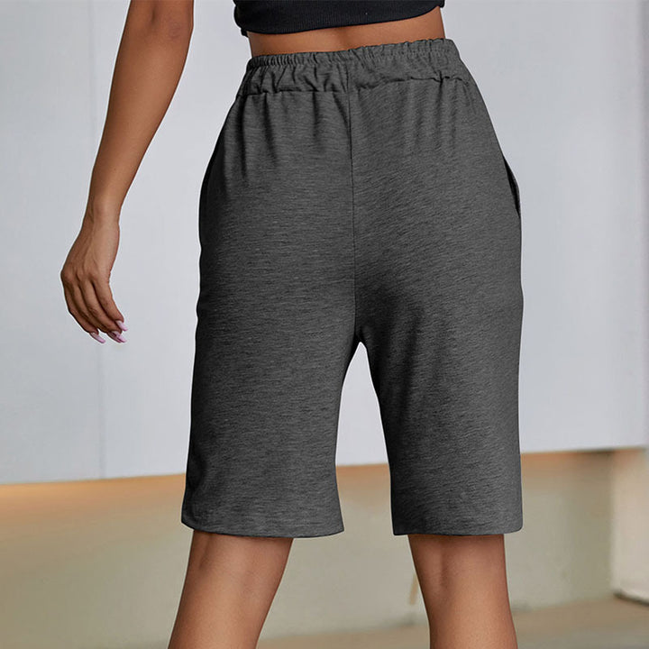 Damen Freizeit-Bermudashorts mit elastischem Bund und praktischen seitlichen Taschen Drune