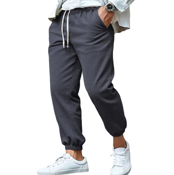 Herren nan tapered Sweat-Jogger mit elastischem Bund, Kordelzug und eingeschlossenen Bündchen Drune