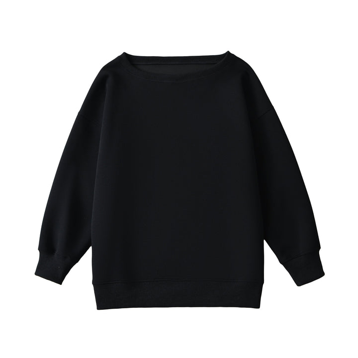 Damen lässiger Oversize-Sweatshirt mit leichtem Stoff Drune