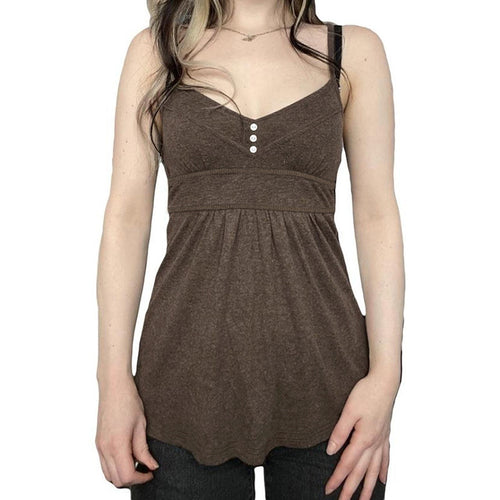 Damen Spaghetti-Trägertop mit eleganter Raffung Drune