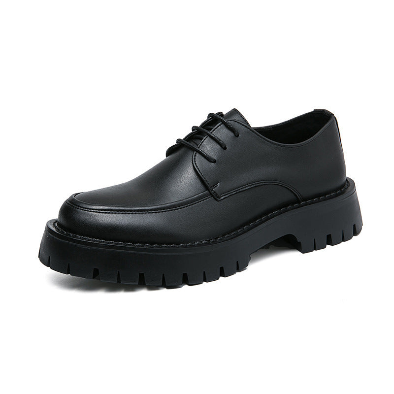 Herren Elegante Schnürschuhe mit stabiler Profilsohle und klassischem Design Drune