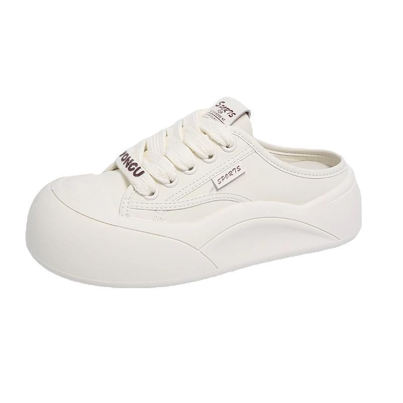 Damen Trendige Plateau-Sneaker mit flexibel einstellbarem Schnürsystem und atmungsaktiver Sohle Drune