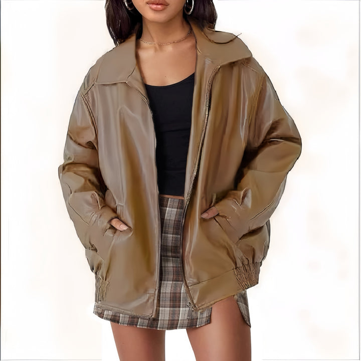 Damen oversized Übergangsjacke mit modernem Schnitt Drune