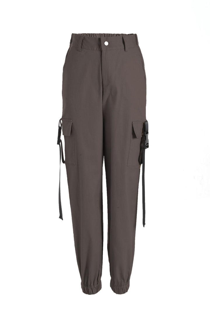 Damen Cargo-Hose mit elastischem Bund und praktischen Seitentaschen Drune