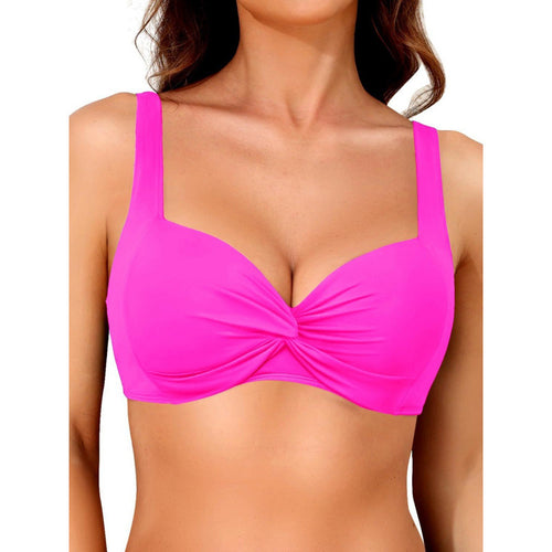 Damen Sportliches Bikinioberteil mit modischem Twist-Design Drune