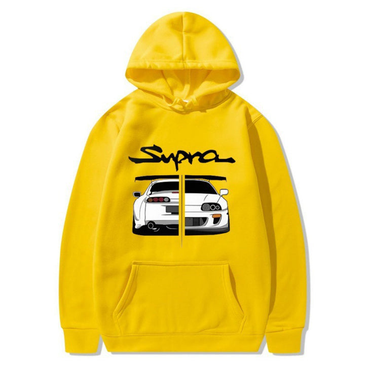 Damen Kapuzenpullover mit einzigartigem Design und bequemen Kängurutaschen Drune