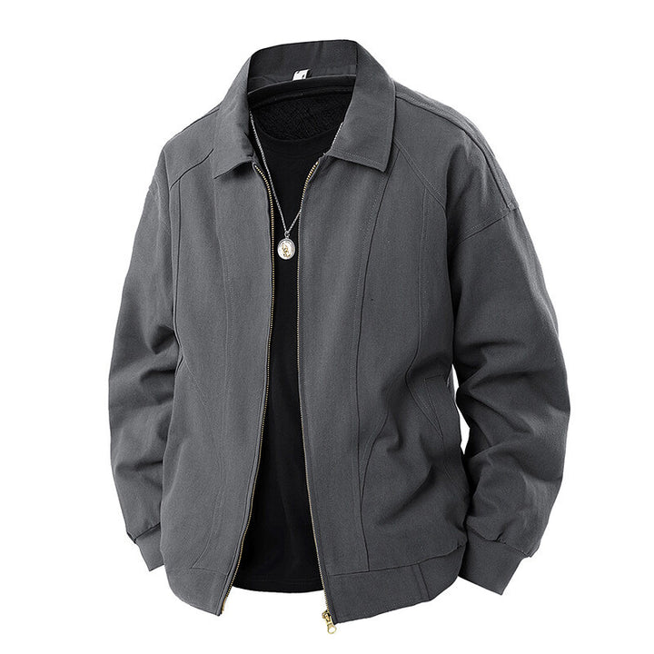 Damen modische Übergangsjacke mit elastischen Bündchen und praktischen Taschen Drune