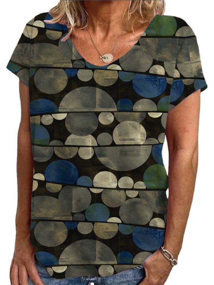 Damen T-Shirt mit einzigartigem Mandala-Design Drune
