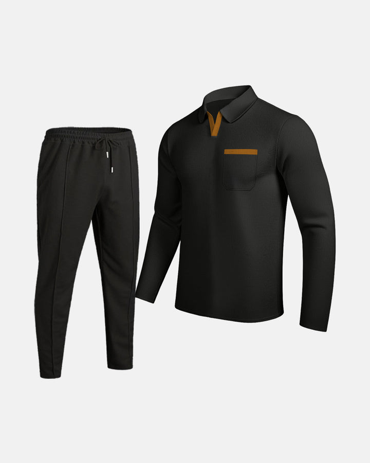 Herren Kombi-Outfit mit Poloshirt und Jogginghose Drune