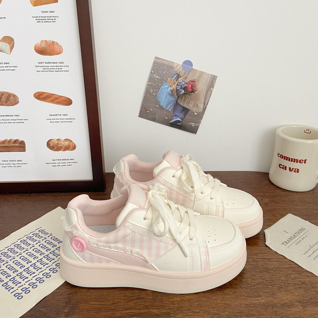 Damen Sneakers mit kariertem Design und komfortabler Dämpfung Drune