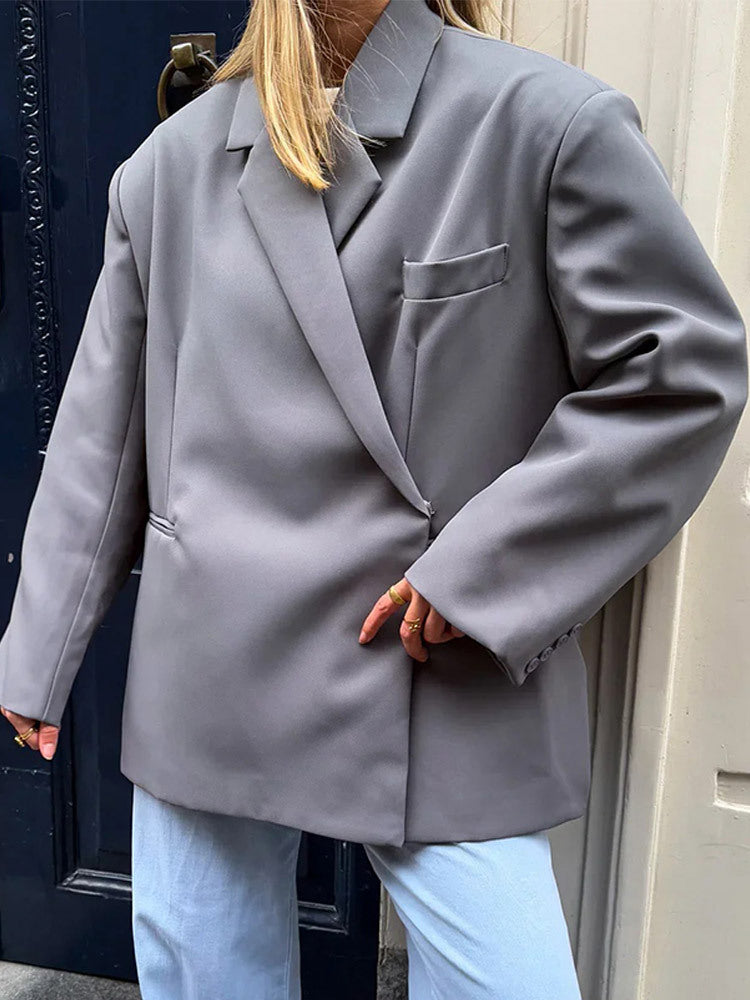 Damen Oversized Blazerjacke Drune 1759372910