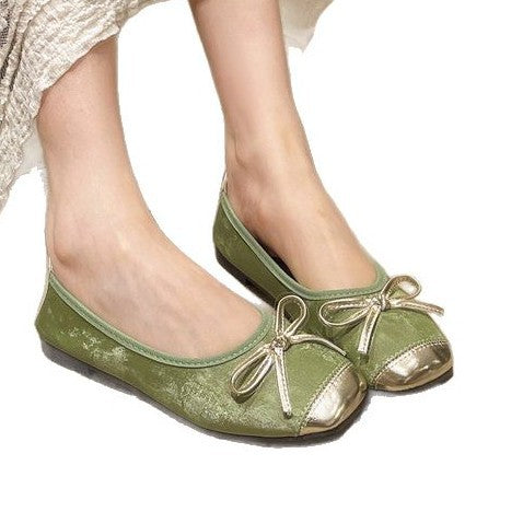 Damen Ballerinas mit eleganten Schleifenakzenten und komfortabler Sohle Drune