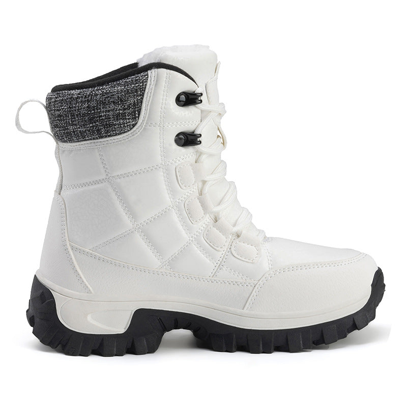 Damen Winterwanderstiefel mit rutschfester Sohle und isolierendem Innenfutter Drune