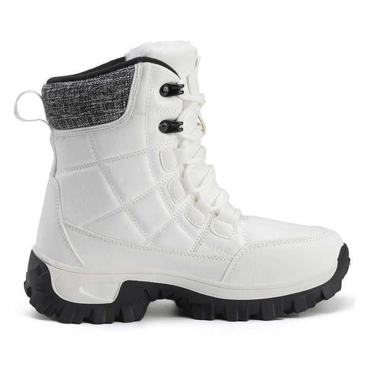 Damen Winterwanderstiefel mit rutschfester Sohle und isolierendem Innenfutter Drune