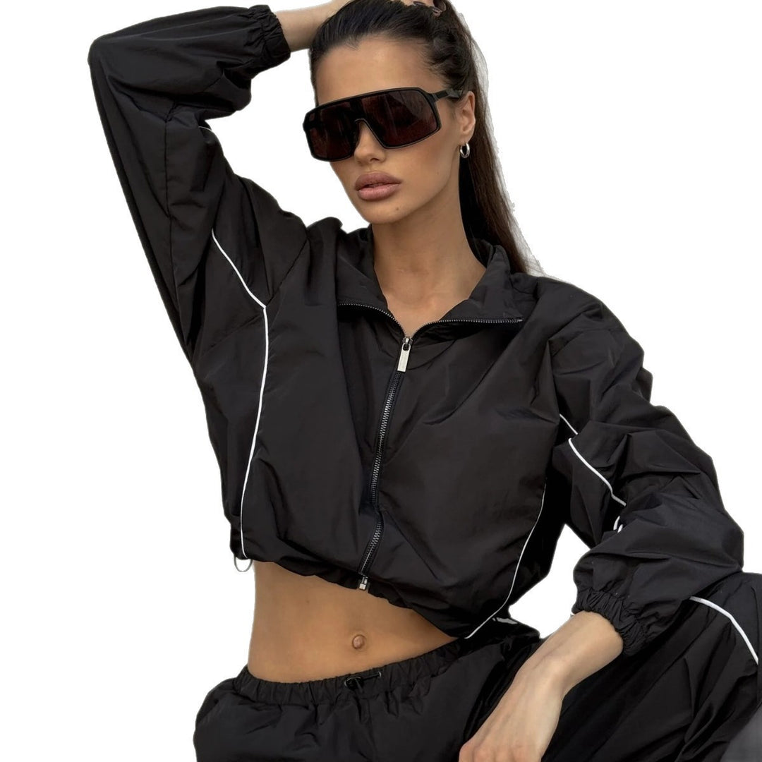 Damen Kurzjacke im Sportlichen Stil Drune