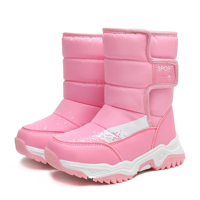Damen Wasserdichte Winterstiefel mit rutschfester Sohle und isolierender Fütterung Drune