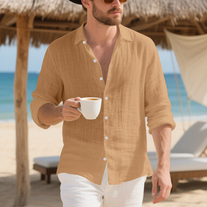 Herren Leichtes und atmungsaktives Sommerhemd Drune