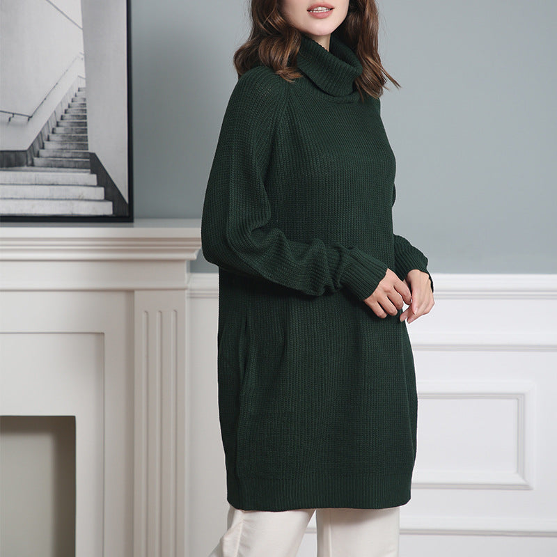 Damen Kuscheliger Rollkragenpullover aus weichem Strick Drune
