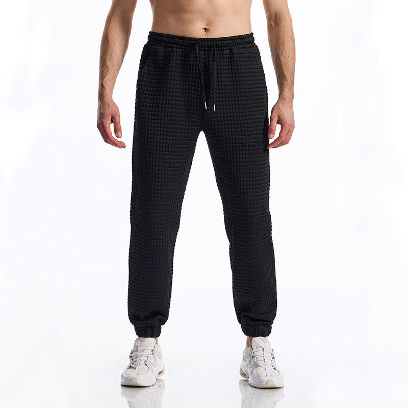 Herren bequeme Sweatpants mit hohem Bund und elastischem Komfort Drune