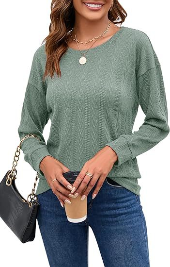 Damen modernes Strickoberteil mit eleganten Zierstrukturen Drune