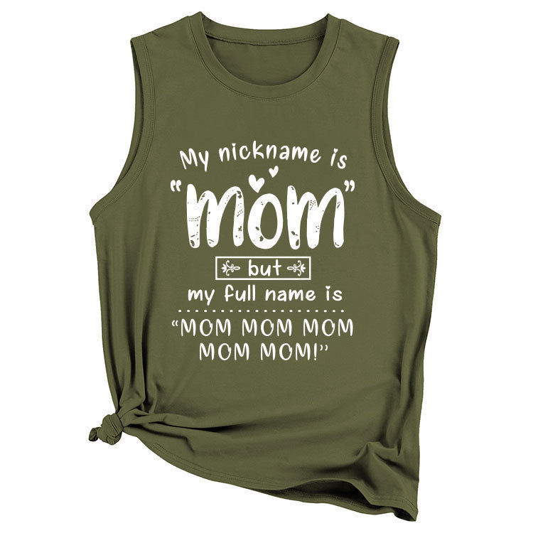 Frauen Verspielt Grafik Tanktop Drune