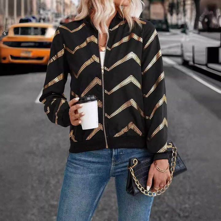 Drune | Print Jacke - Bold Street Style - Leichtes Material - Freizeitbekleidung