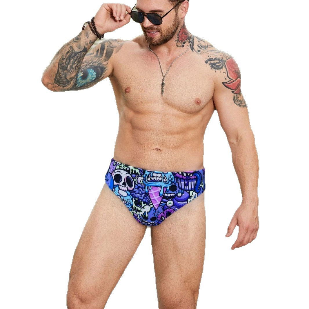 Herren Sportliche Badeshorts mit aufregendem Grafikdesign Drune