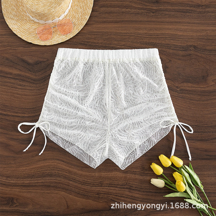 Damen Transparente Strandshorts Drune