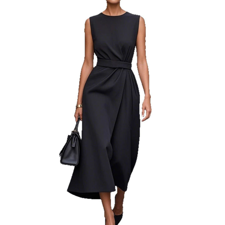 Damen Elegantes Kleid mit hohem Schlitz und tailliertem Schnitt Drune