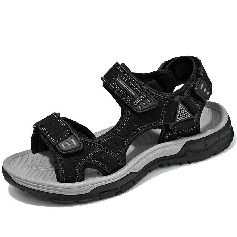 Herren Sportliche Outdoor-Sandalen mit verstellbarem Riemensystem und rutschfester Sohle Drune