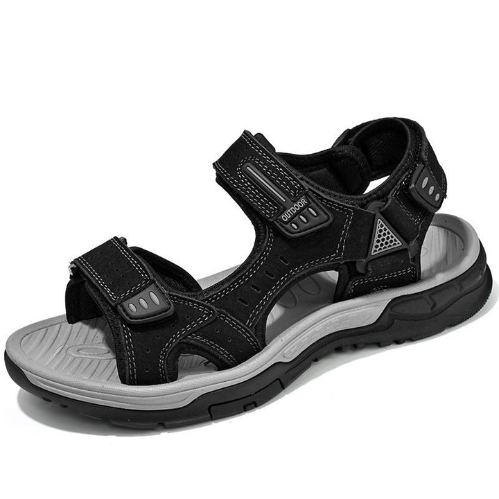 Herren Sportliche Outdoor-Sandalen mit verstellbarem Riemensystem und rutschfester Sohle Drune