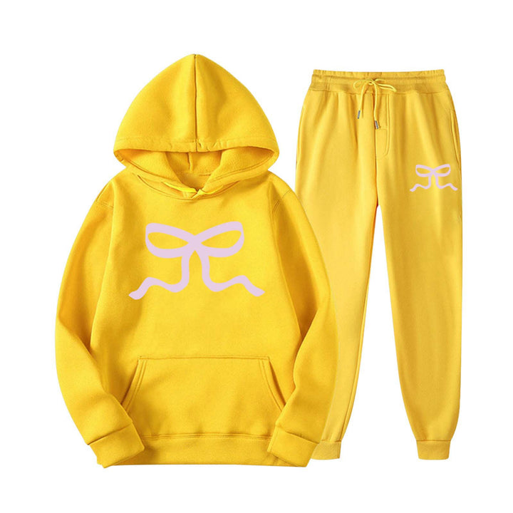 Damen lässiger Hoodie und Jogginghose Set Drune