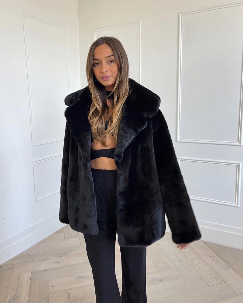 Drune | Kunstpelzjacke - Gemütlicher Luxus-Look - Polyester-Mischung - Trendige Winterlage