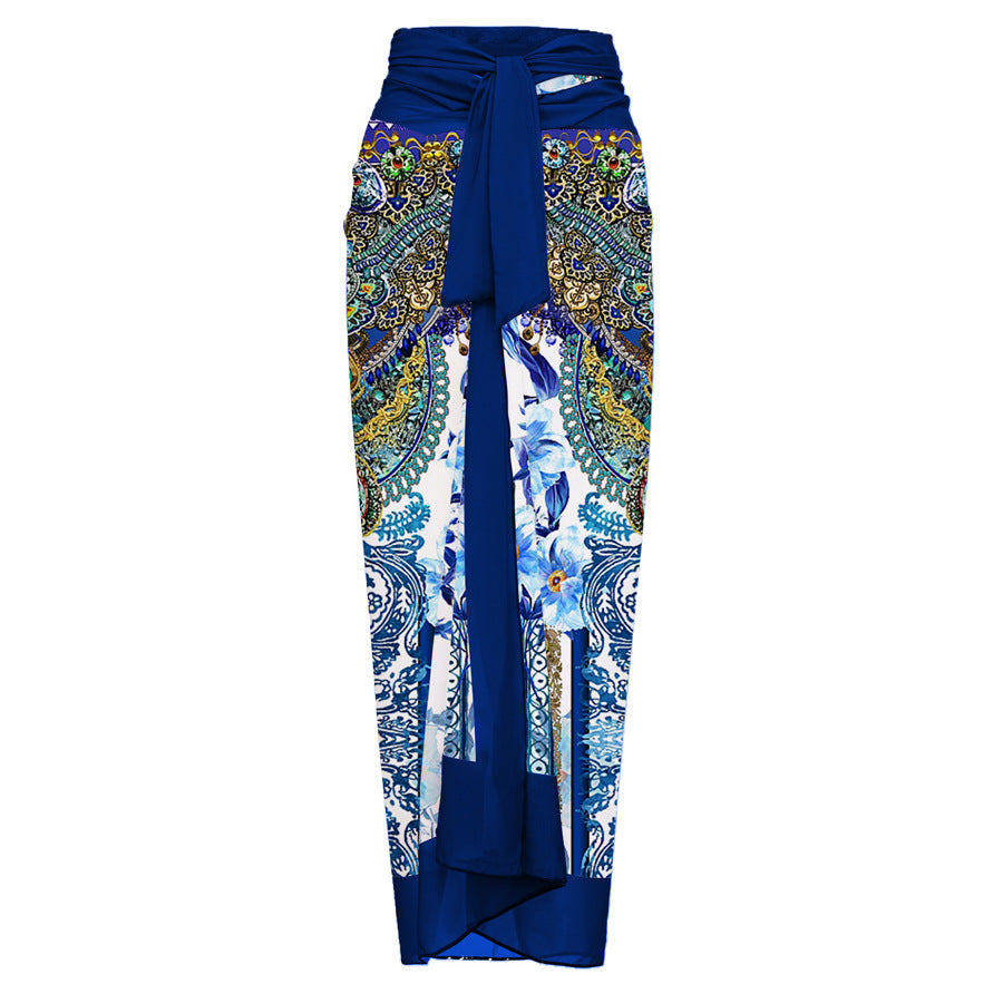 Damen Eleganter Einteiler mit kunstvoller Blumendekoration Drune