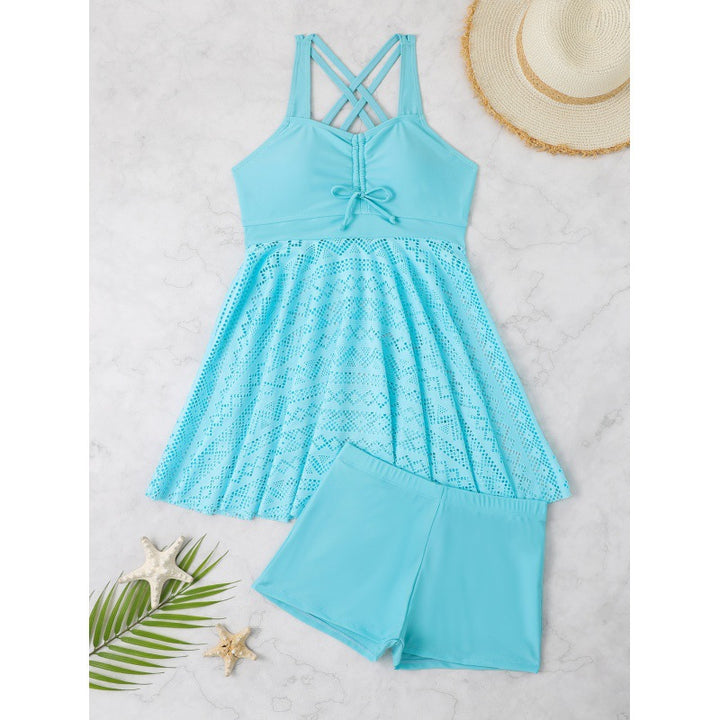 Damen Strandkleid mit sportlichem Schnitt und integriertem Shorts Drune