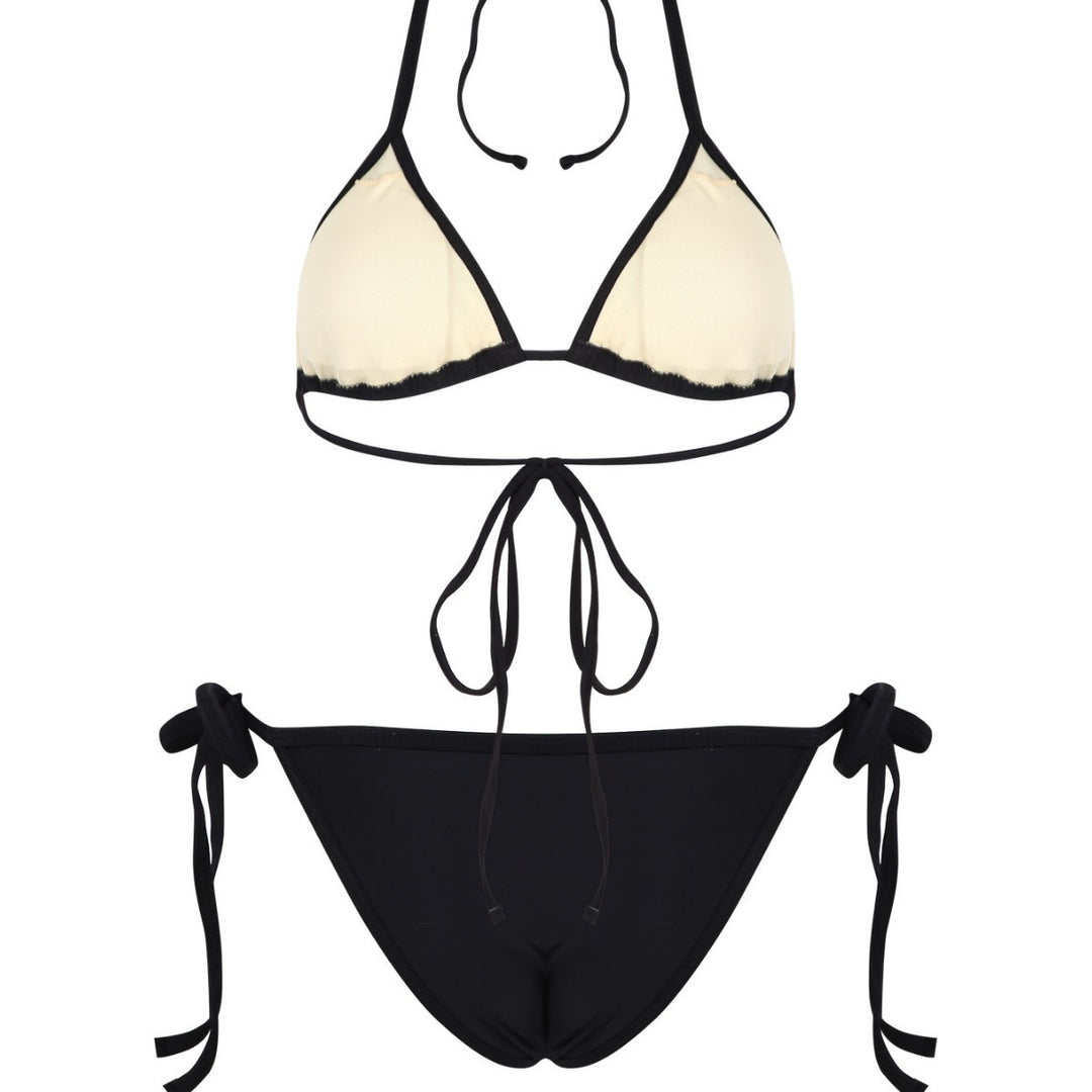Damen Bikini-Set mit eleganten Cut-Out-Details und verstellbaren Bändern Drune